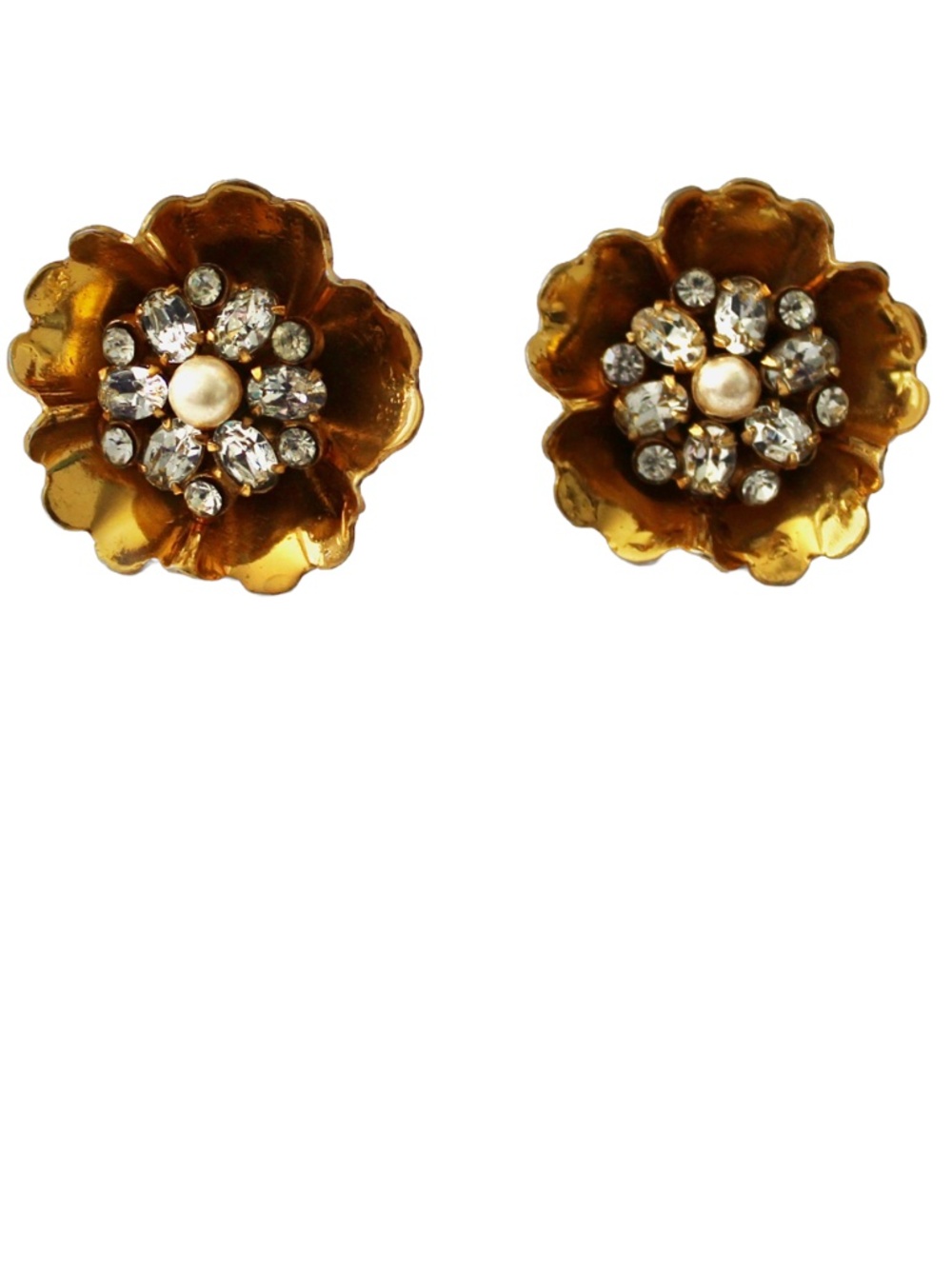 Vintage Coro Craft Sterling Screw Back Earrings